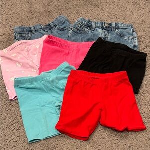 Cat and Jack Kids Colorful Shorts Bundle